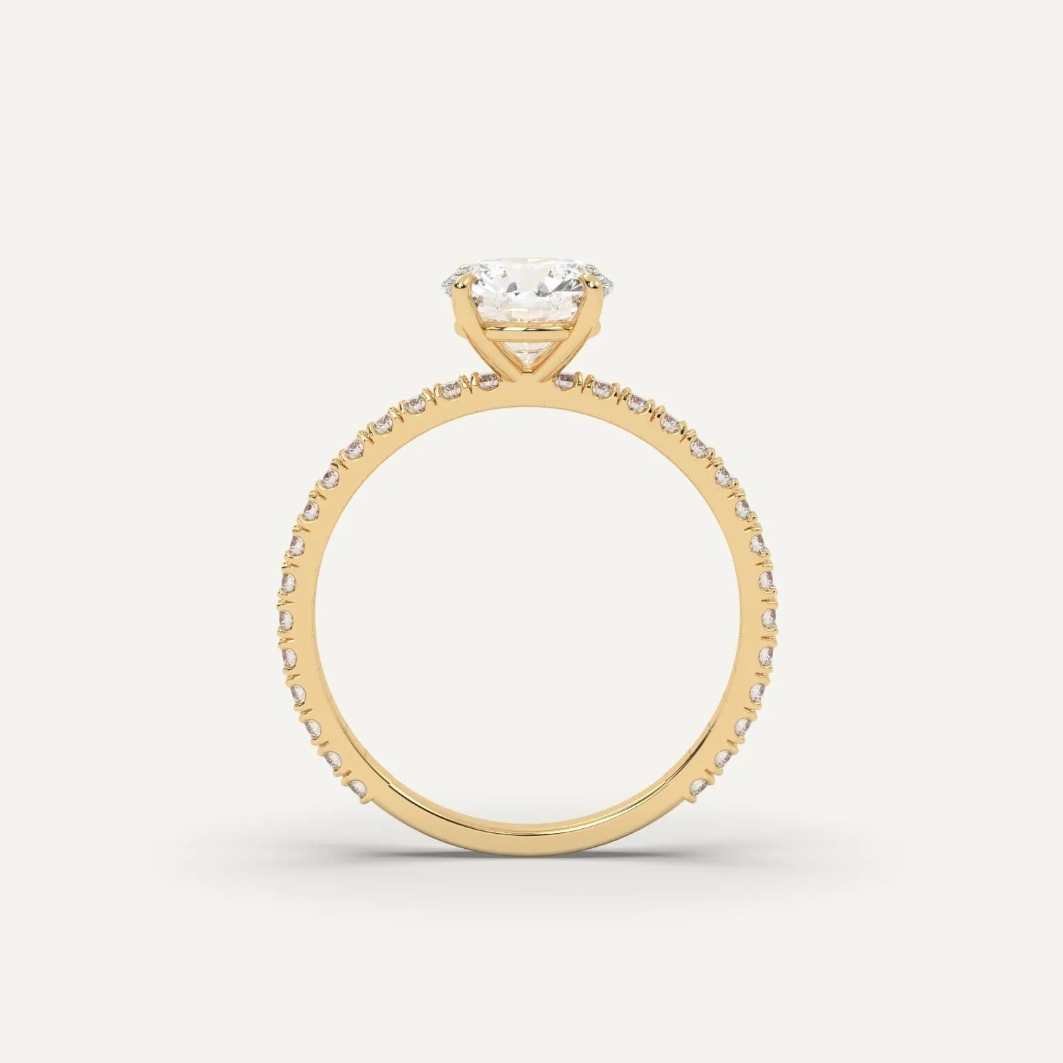 1 carat Round Cut Diamond Ring