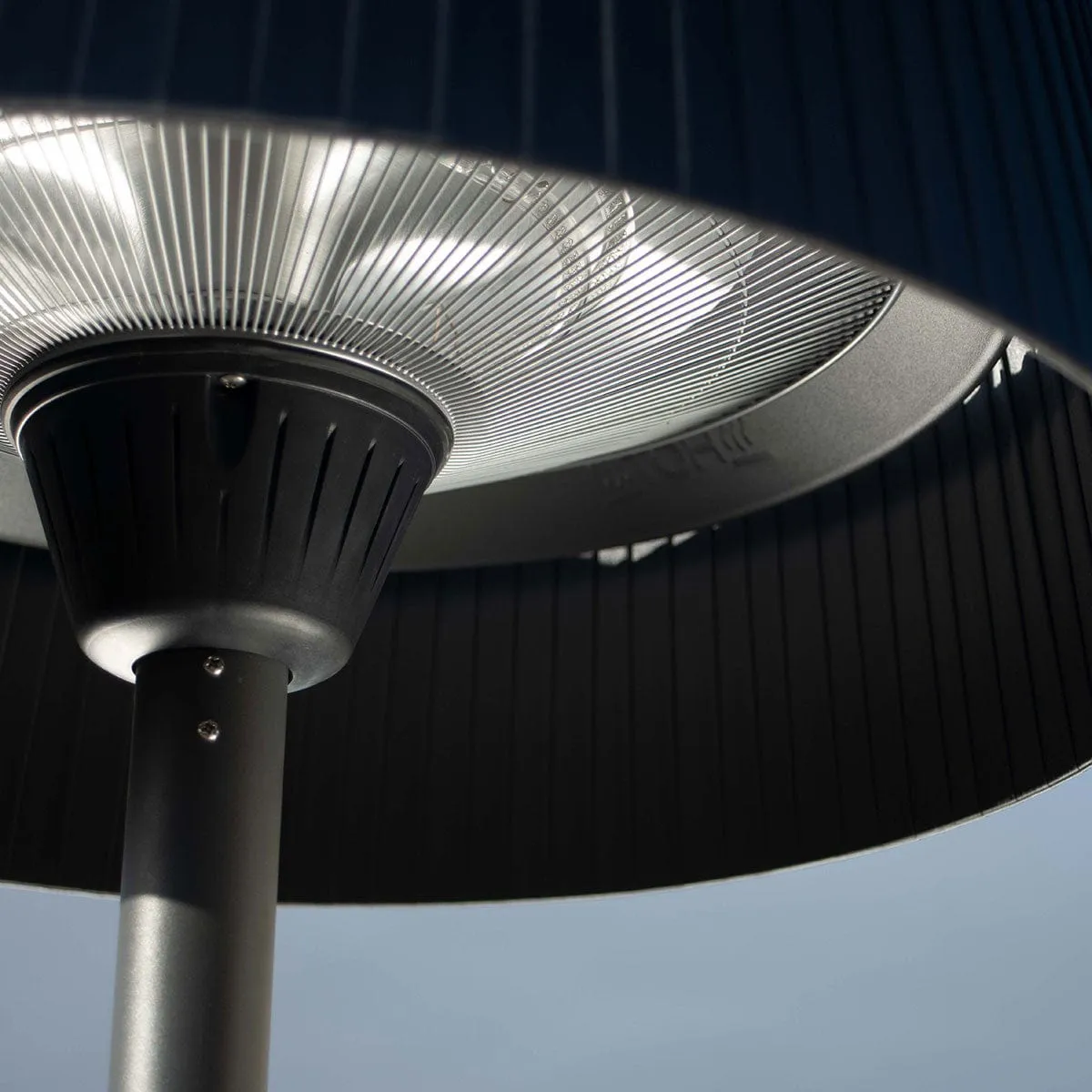 2100W Lyra Freestanding Electric Patio Heater / Charcoal