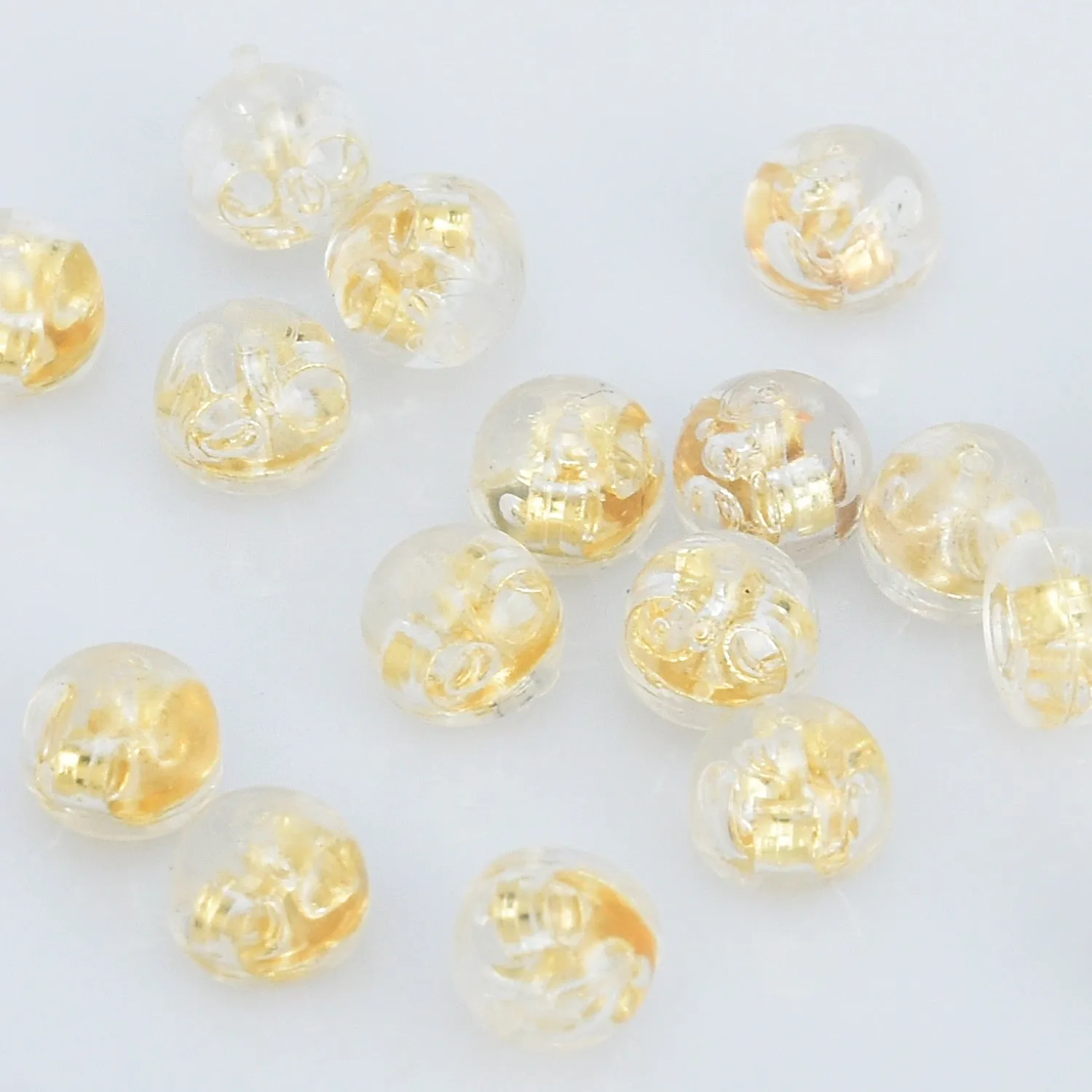 4*5mm High Quality Earring Back Stoppers Silicone Ear Stud Back Stoppers Silver/Golden/Rose Gold Safety Backs 10pcs 102765