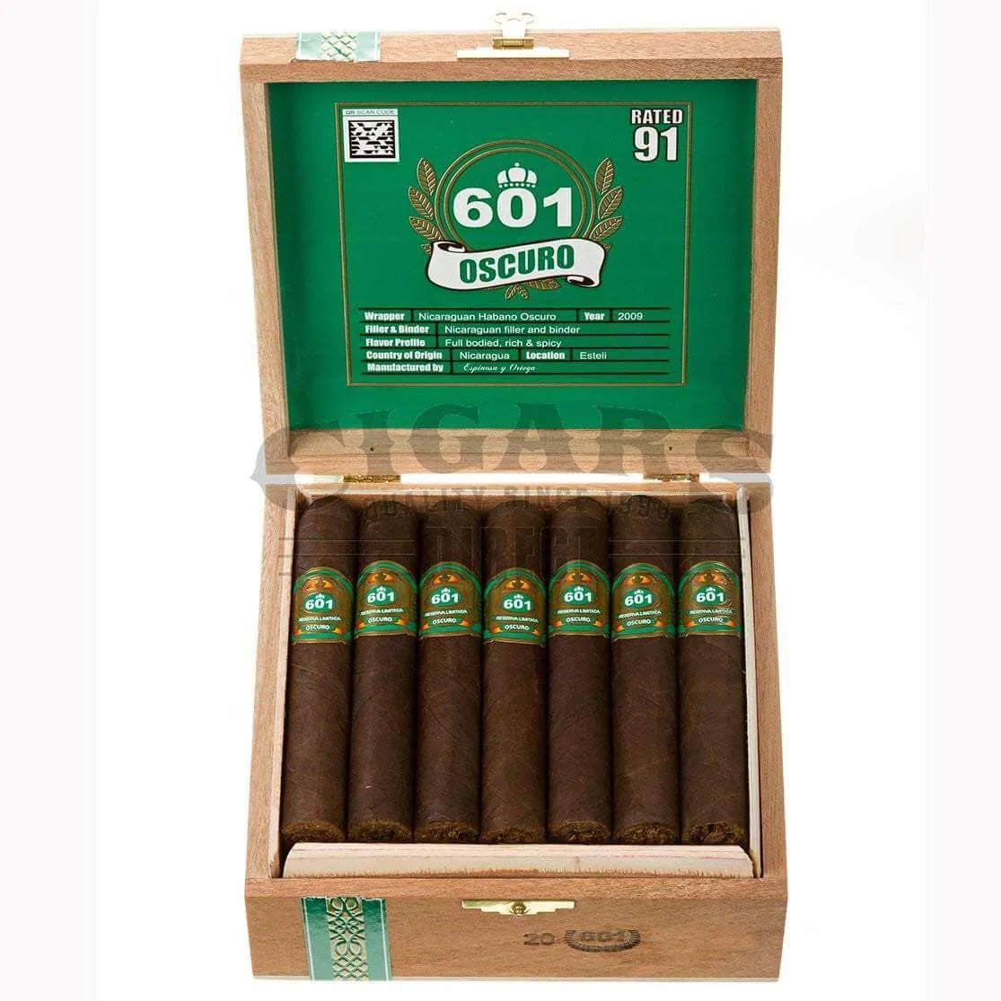 601 Green Label Oscuro Trabuco Toro Gordo