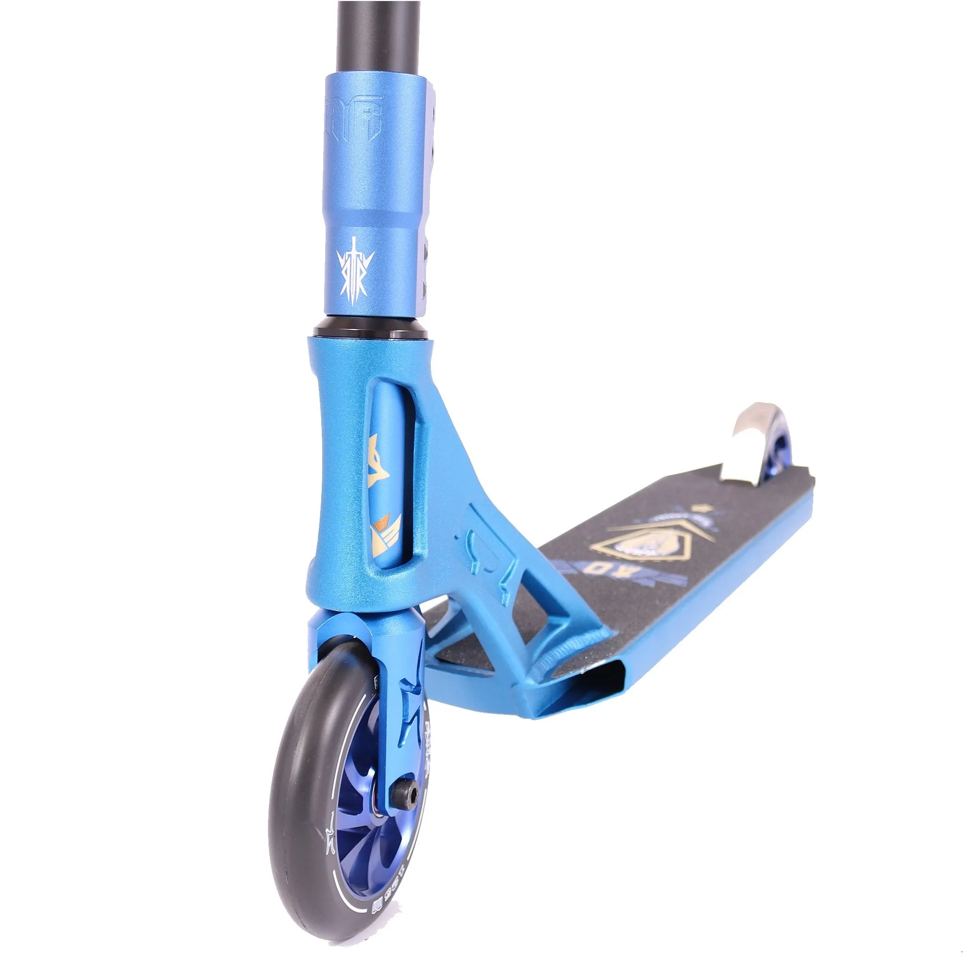 AO Scooters 2017 Stealth 4 Kids Complete Stunt Scooter, Blue