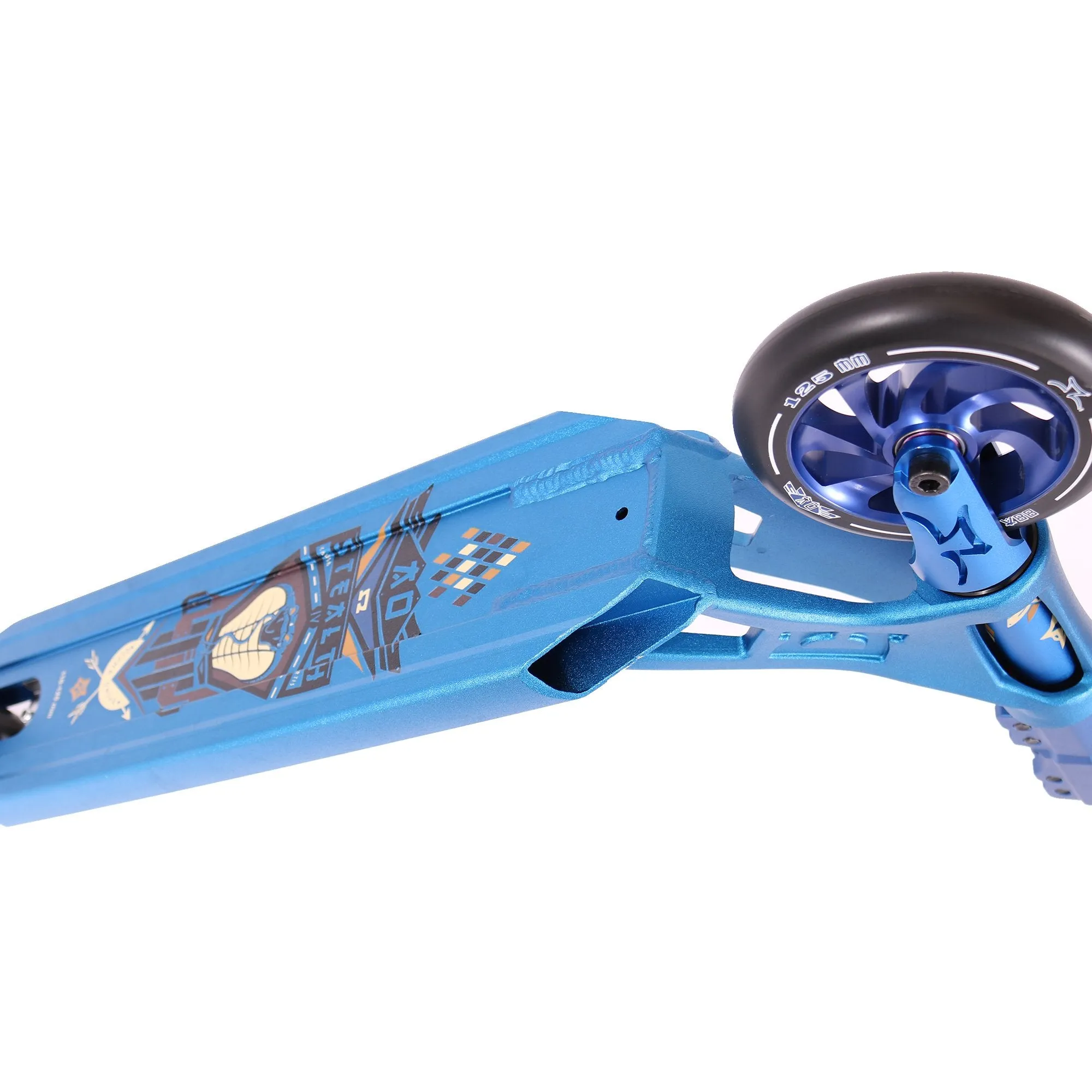AO Scooters 2017 Stealth 4 Kids Complete Stunt Scooter, Blue
