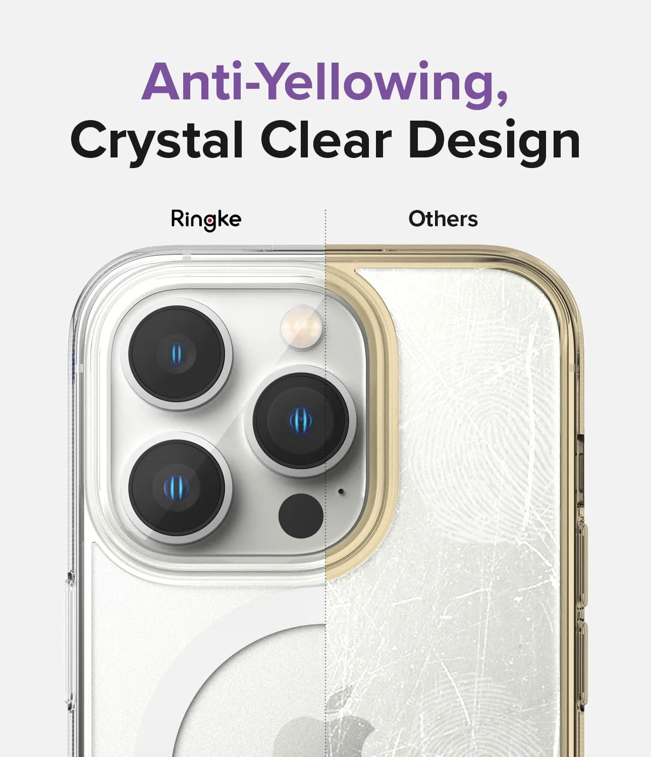 Apple iPhone 14 Pro Back Cover Case | Fusion Magnetic - Matte Clear