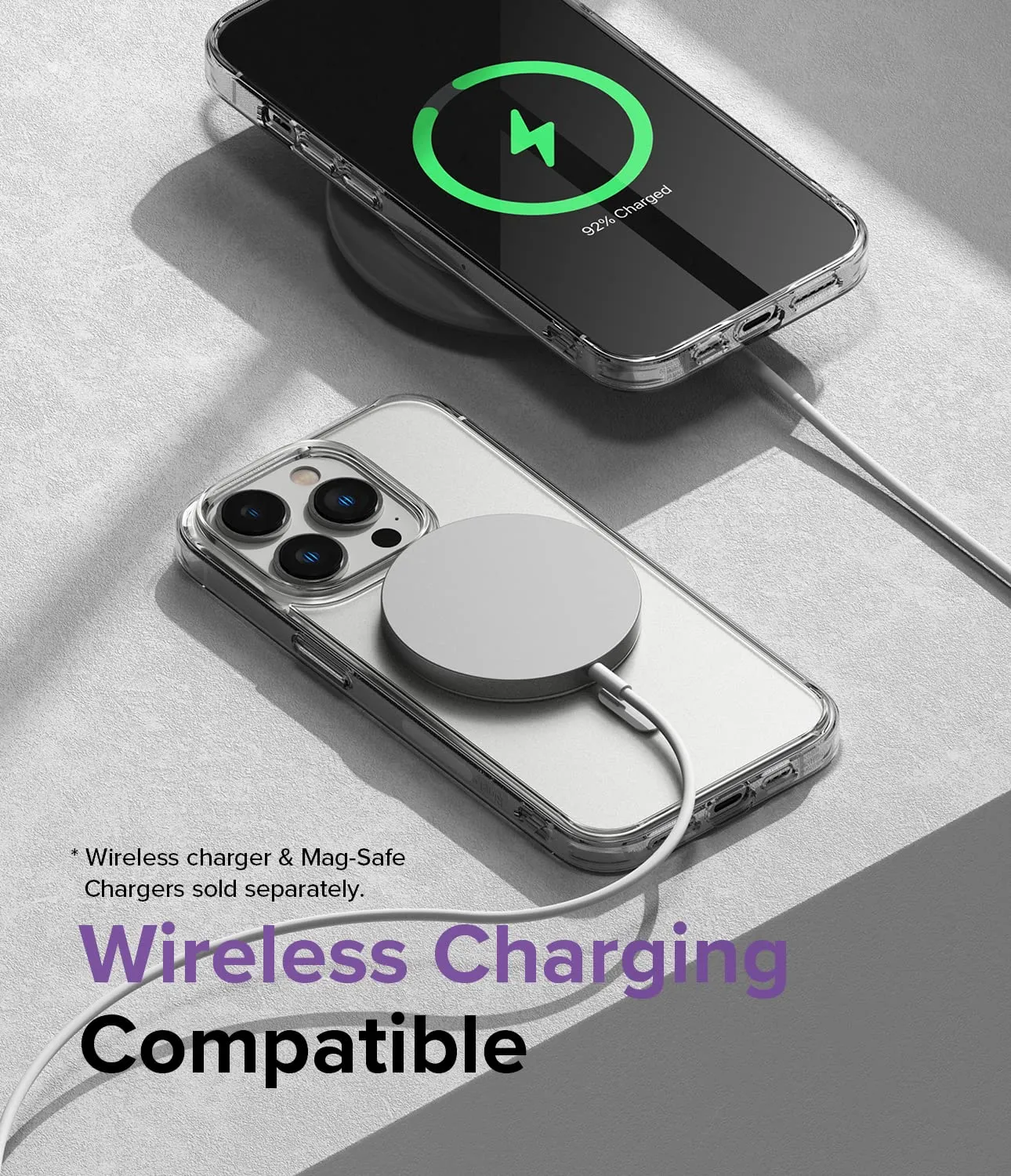 Apple iPhone 14 Pro Back Cover Case | Fusion Magnetic - Matte Clear