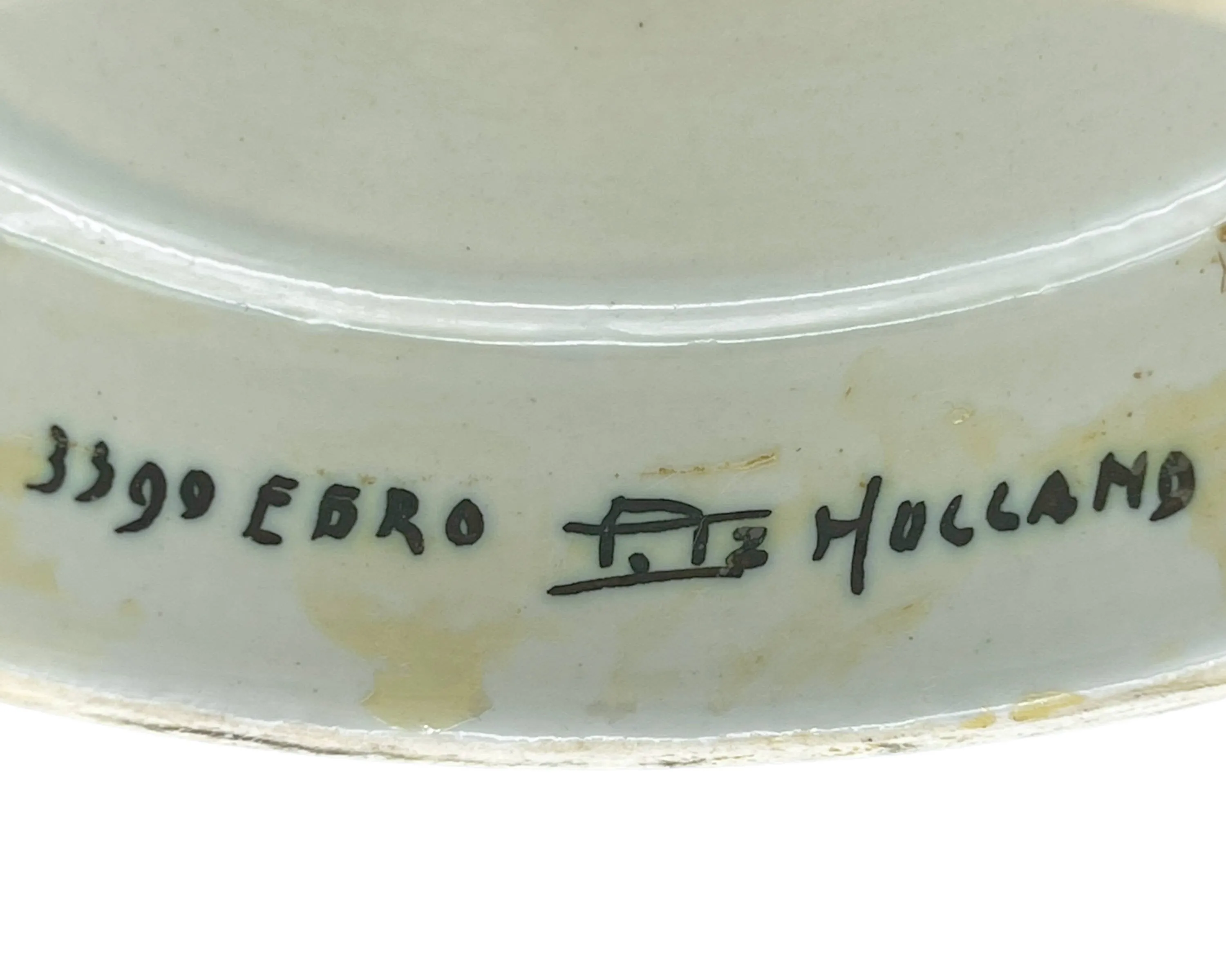 Art Deco Gouda Pottery Large Oil & Vinegar Signed PZH Plateelbakkerij Zuid-Holland