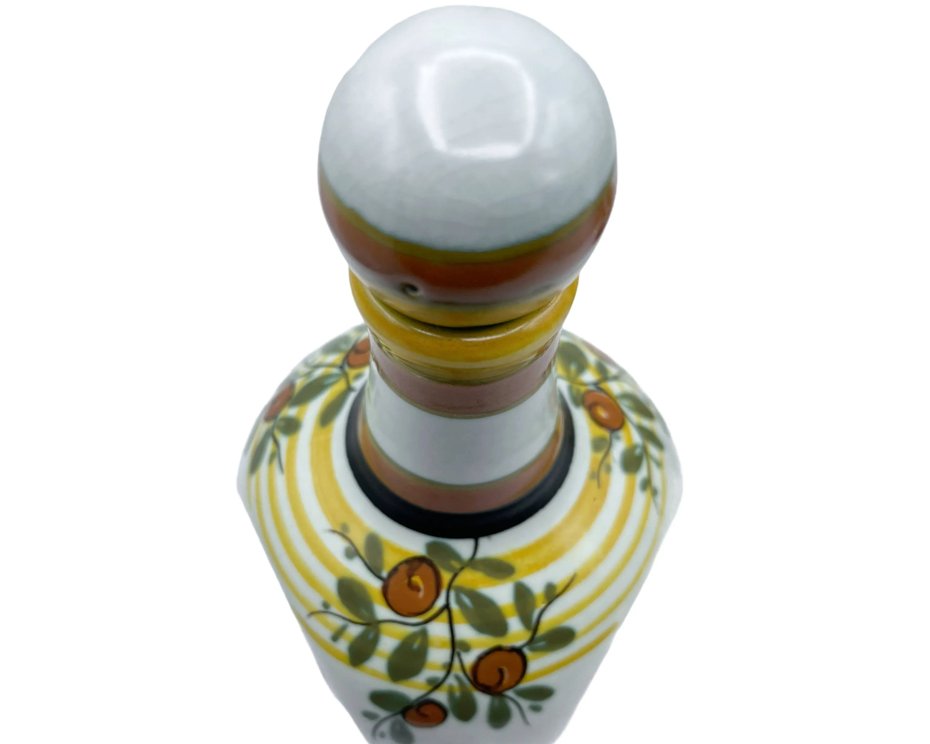 Art Deco Gouda Pottery Large Oil & Vinegar Signed PZH Plateelbakkerij Zuid-Holland