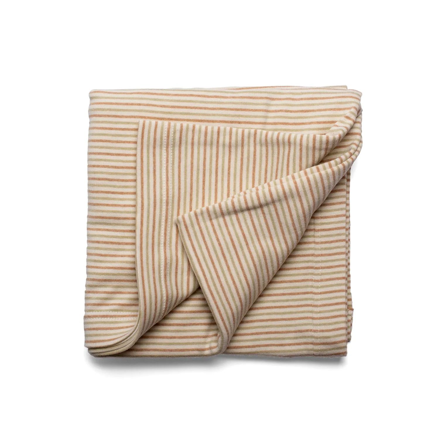 BABYVILLE 100% Organic Cotton Fleece Baby Receiving Blankets (No elastic, No latex, No polyamide, No Synthetics) (100% Biodegradable)