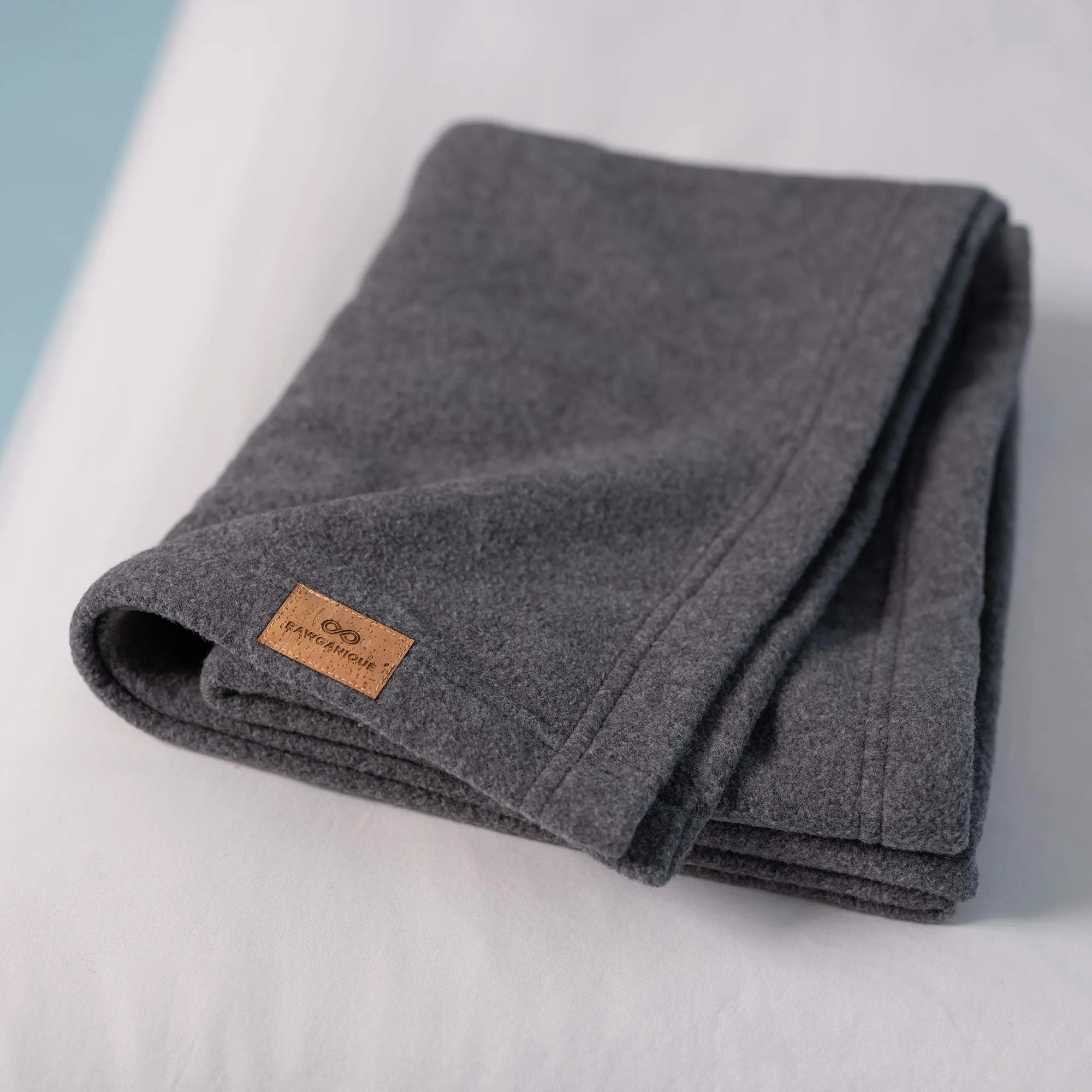 BABYVILLE 100% Organic Cotton Fleece Baby Receiving Blankets (No elastic, No latex, No polyamide, No Synthetics) (100% Biodegradable)