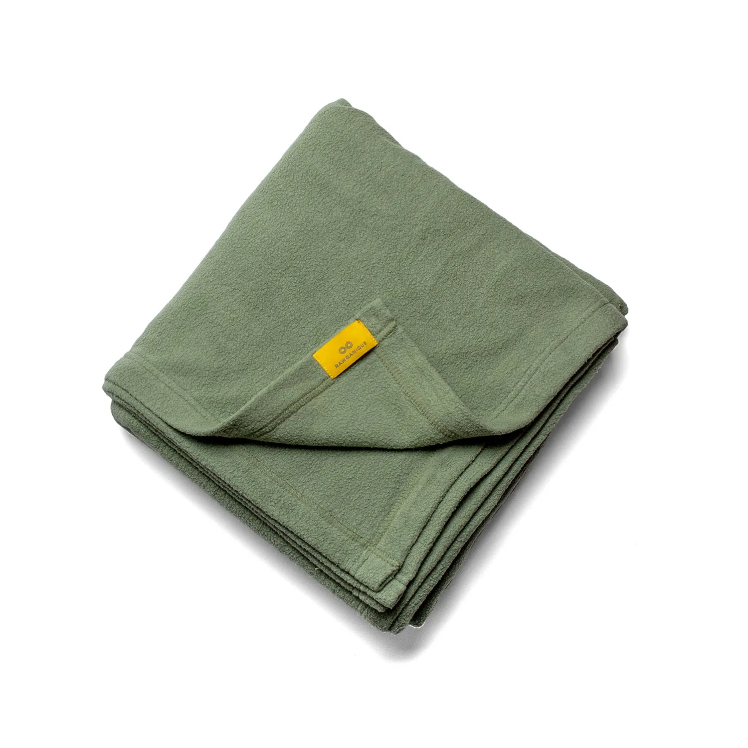 BABYVILLE 100% Organic Cotton Fleece Baby Receiving Blankets (No elastic, No latex, No polyamide, No Synthetics) (100% Biodegradable)