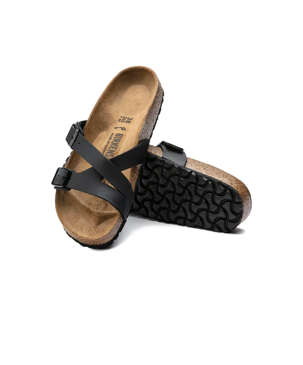 Birkenstock Yao Birko-Flor Black Sandals