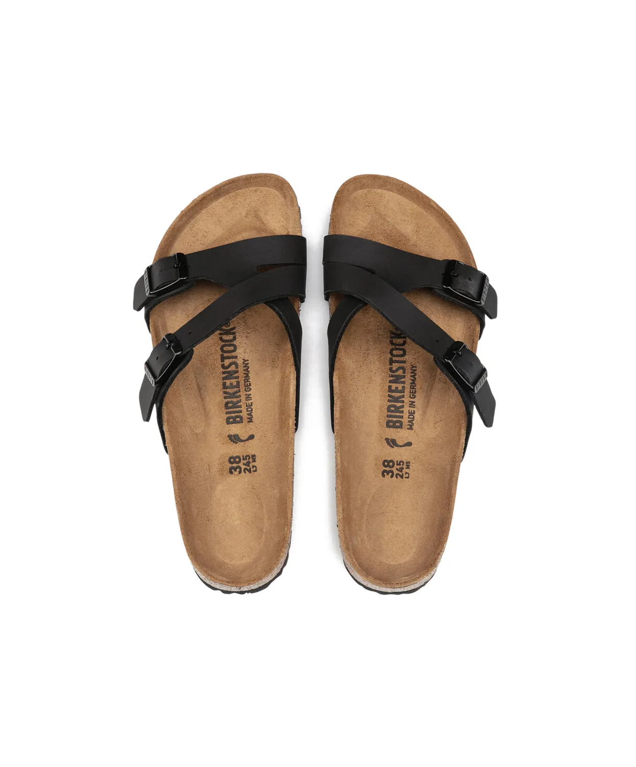 Birkenstock Yao Birko-Flor Black Sandals