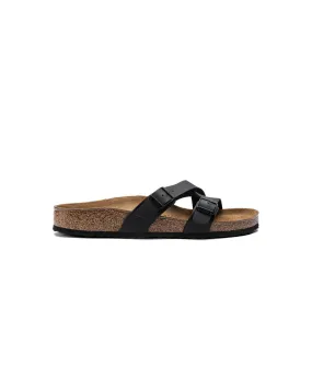Birkenstock Yao Birko-Flor Black Sandals