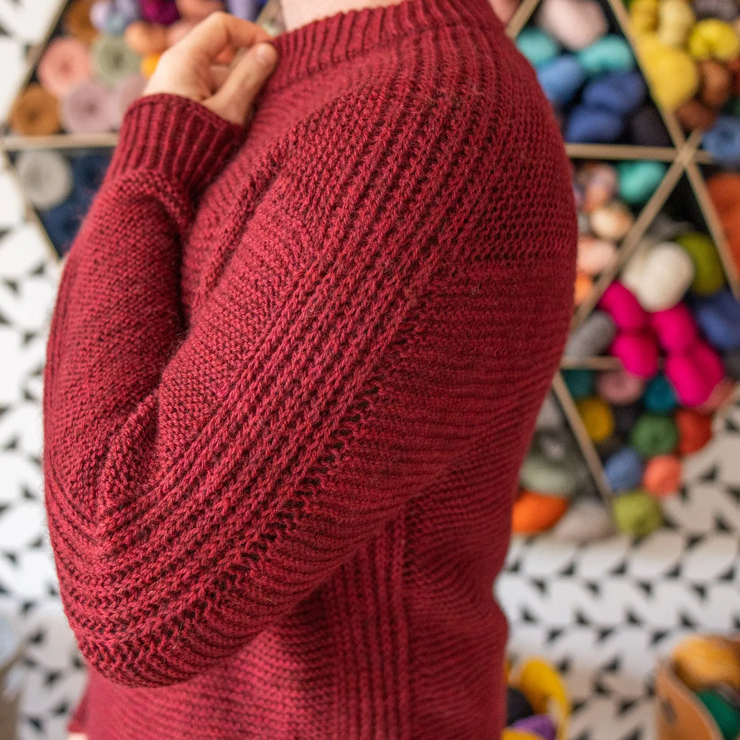BRIOGARTER SWEATER - CORDUROY