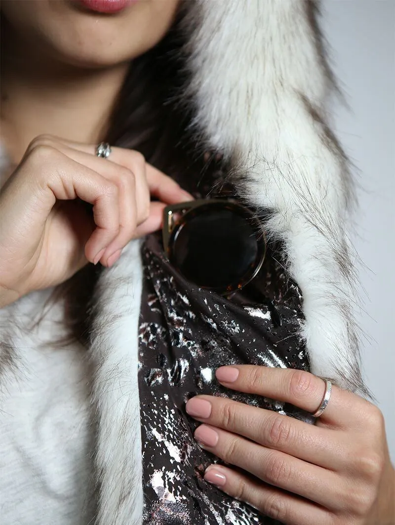 Brown Husky Snakeskin SpiritHood