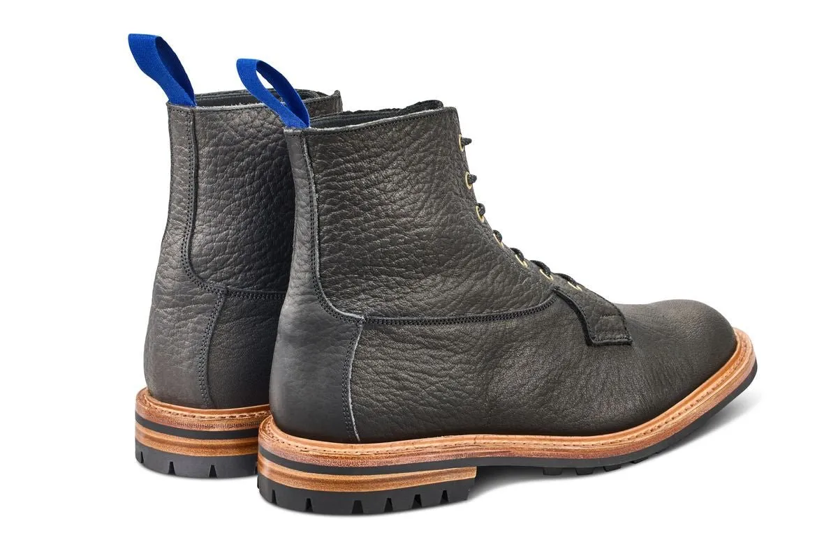 Burford Country Boot - Black Buffalo (Tricker's Exclusive)