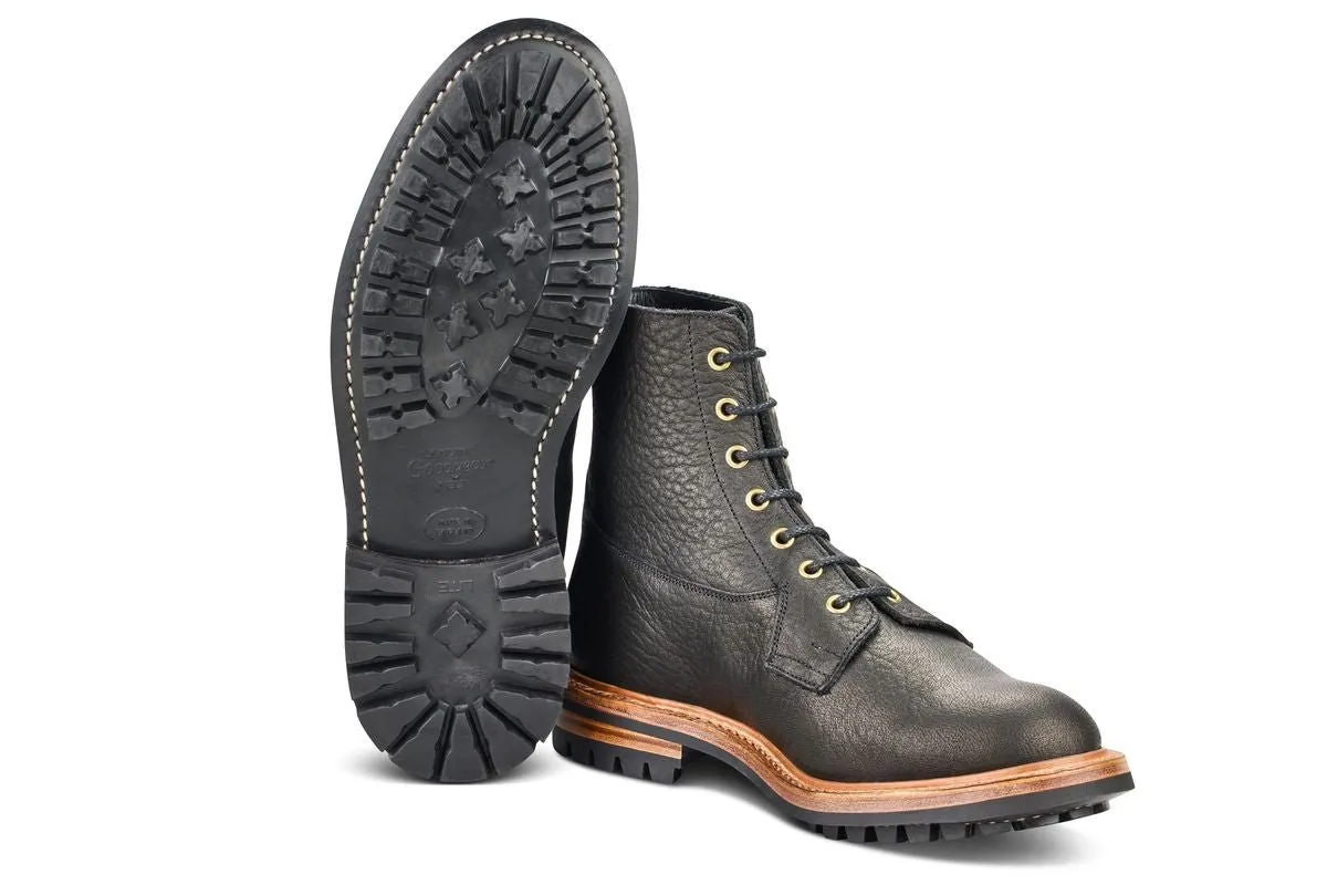 Burford Country Boot - Black Buffalo (Tricker's Exclusive)