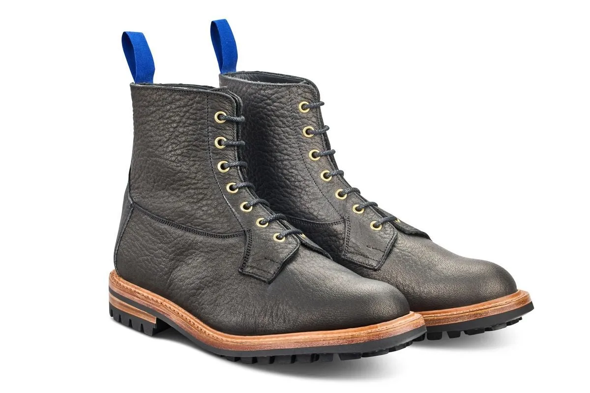 Burford Country Boot - Black Buffalo (Tricker's Exclusive)