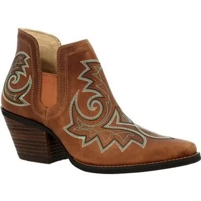 Crushâ by DurangoÂ Womens Golden Brown Western Fashion Bootie