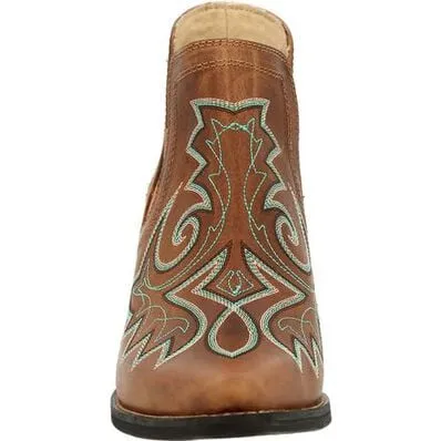 Crushâ by DurangoÂ Womens Golden Brown Western Fashion Bootie