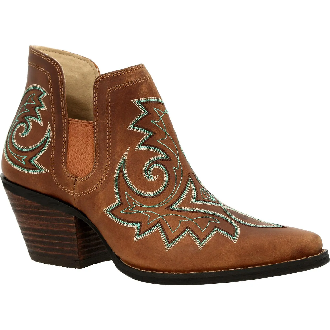 Crushâ by DurangoÂ Womens Golden Brown Western Fashion Bootie