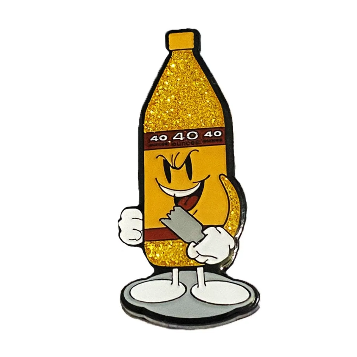 'Forty Joe' Hood Goodz 2-inch Enamel Pin by Sket-One