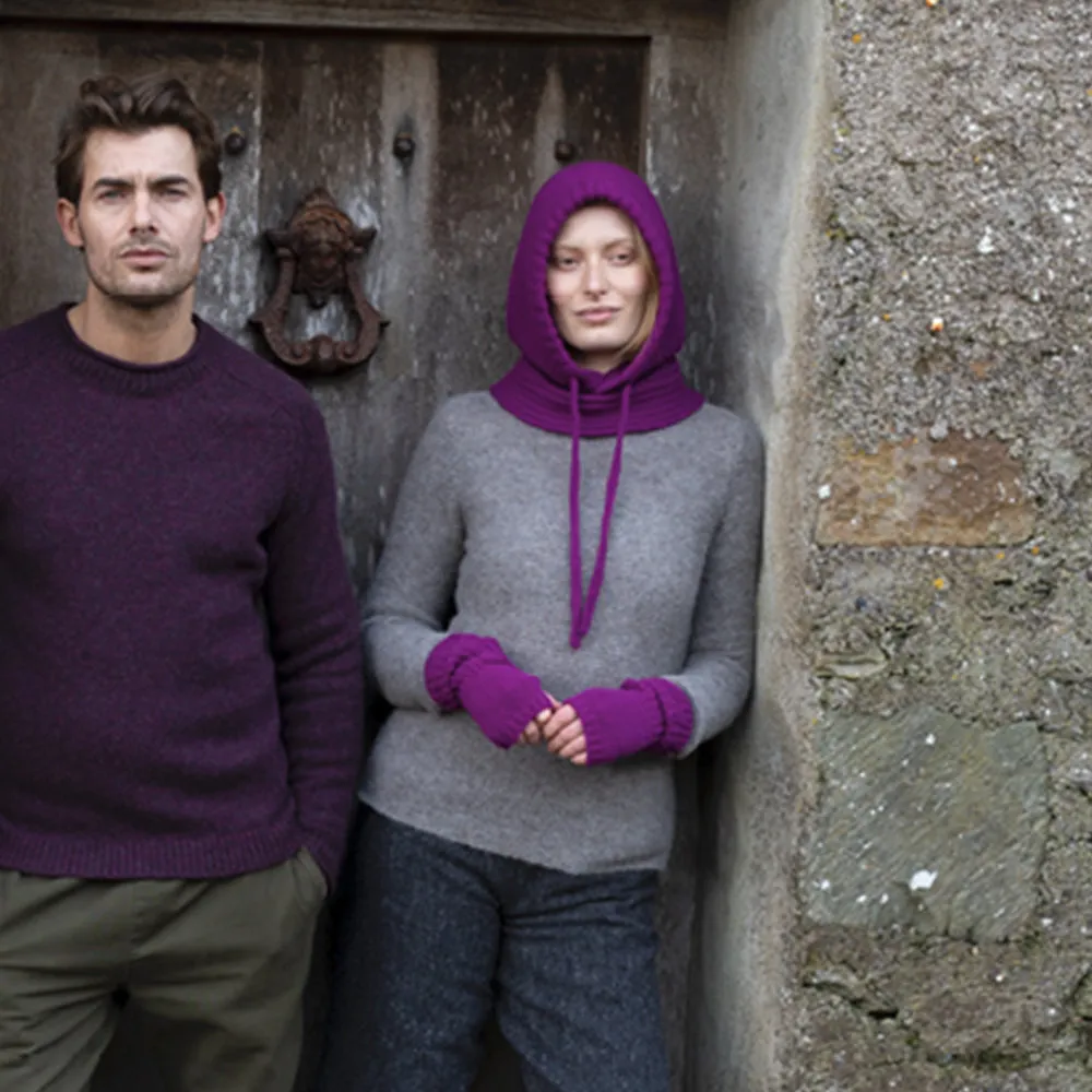 Foxglove Knitted Hood