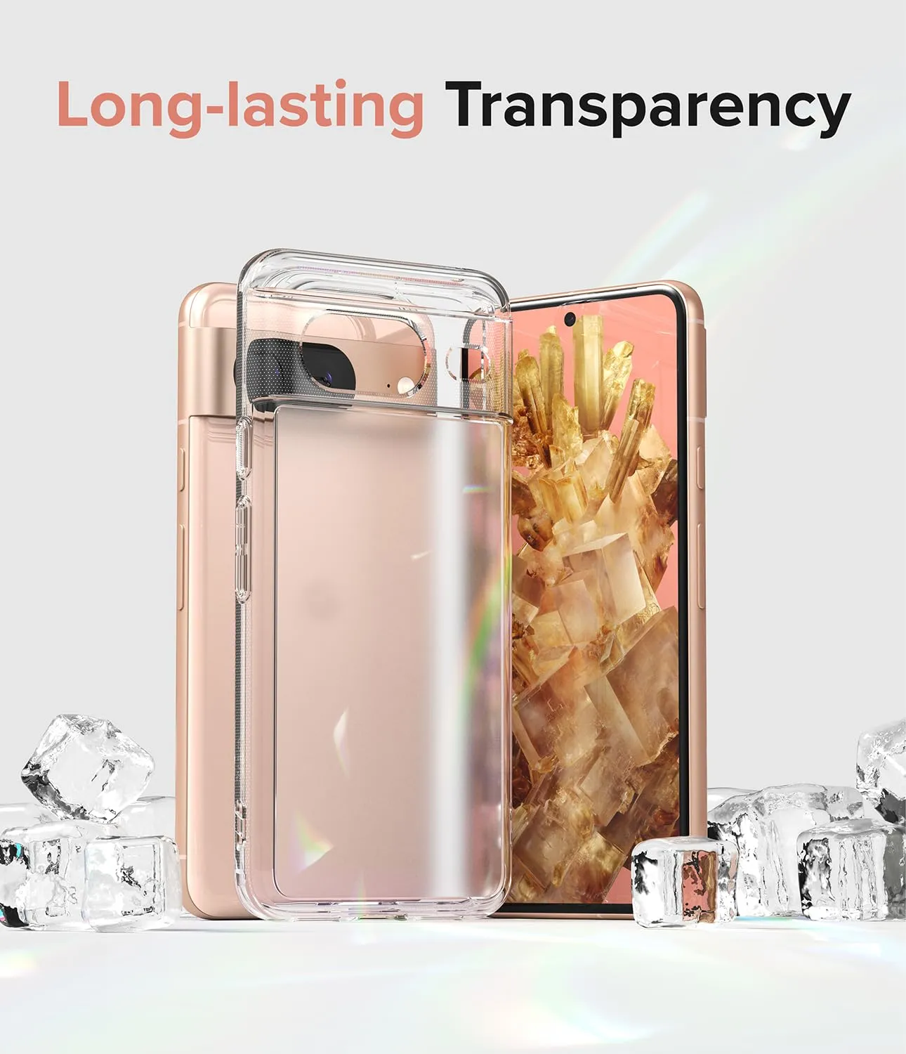 Google Pixel 8 Back Cover Case | Fusion - Matte Clear