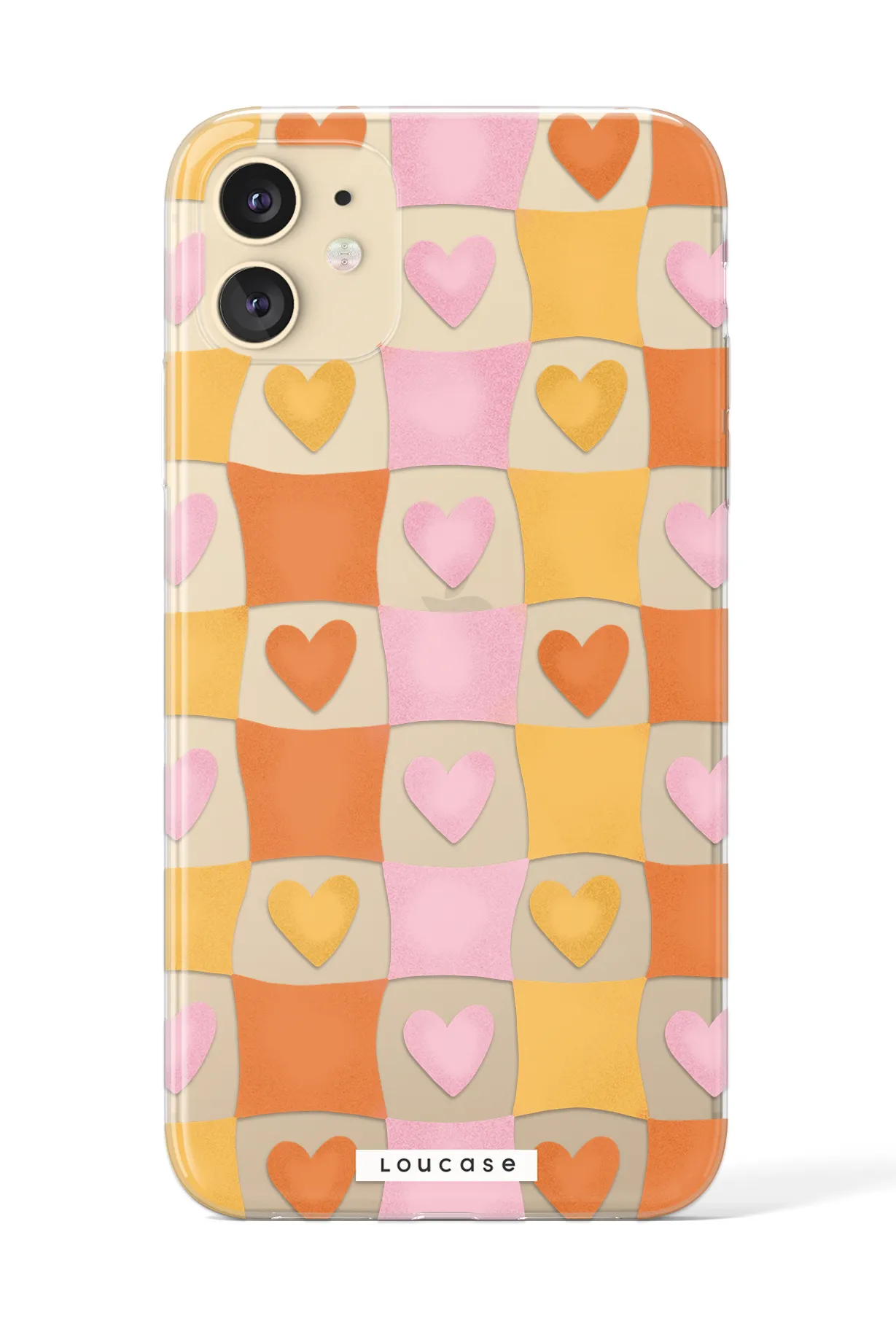 Heart Plaid - KLEARLUX™ Special Edition Tangy Love Collection Phone Case | LOUCASE