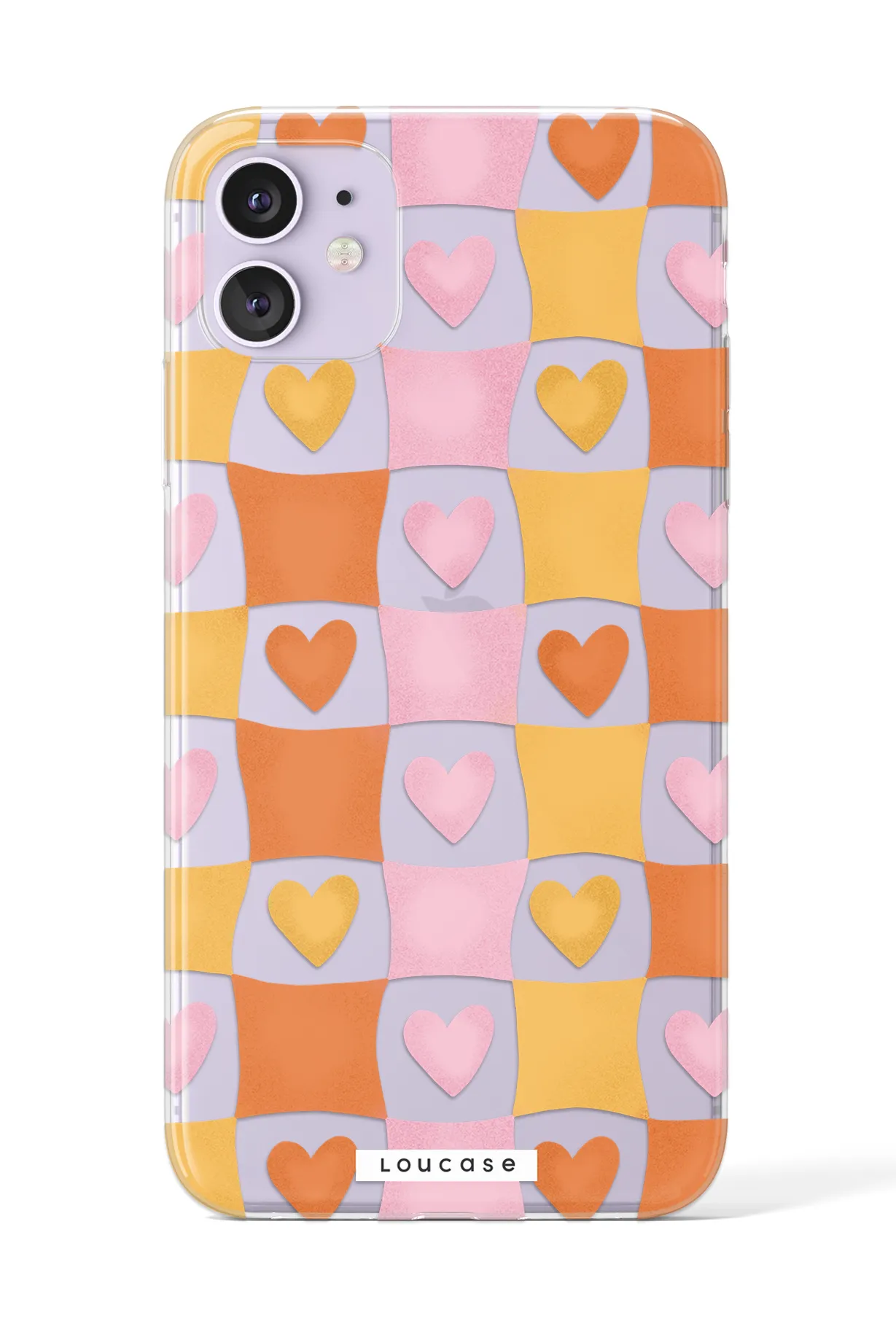 Heart Plaid - KLEARLUX™ Special Edition Tangy Love Collection Phone Case | LOUCASE