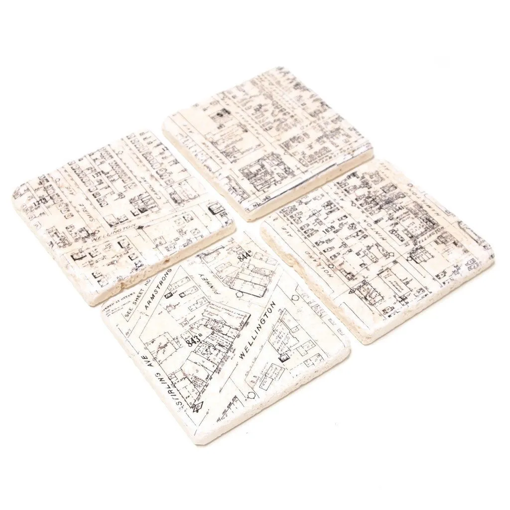 Hintonburg Neighbourhood Coasters