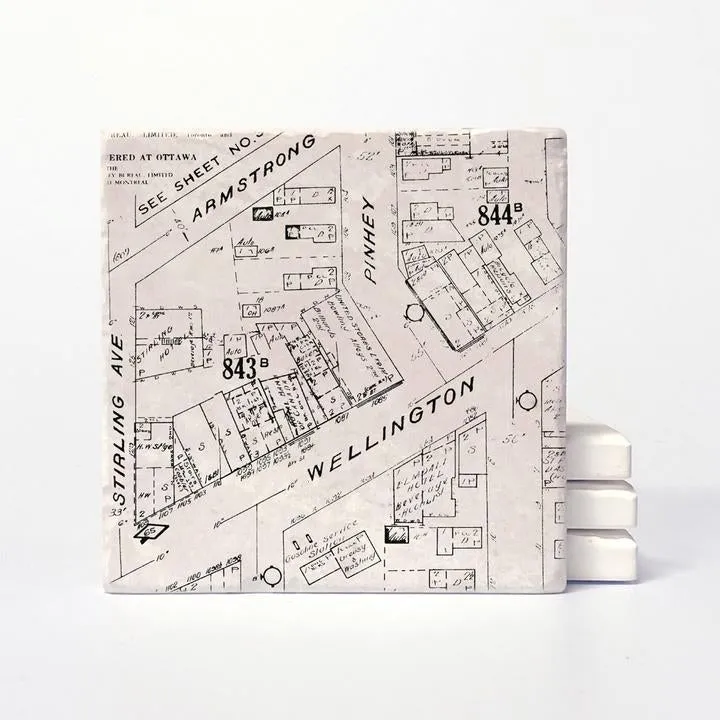 Hintonburg Neighbourhood Coasters