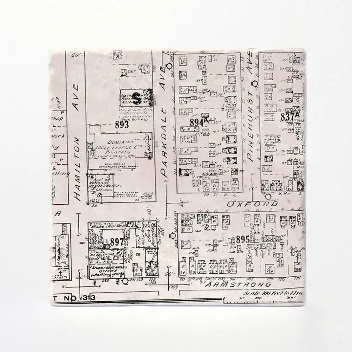 Hintonburg Neighbourhood Coasters