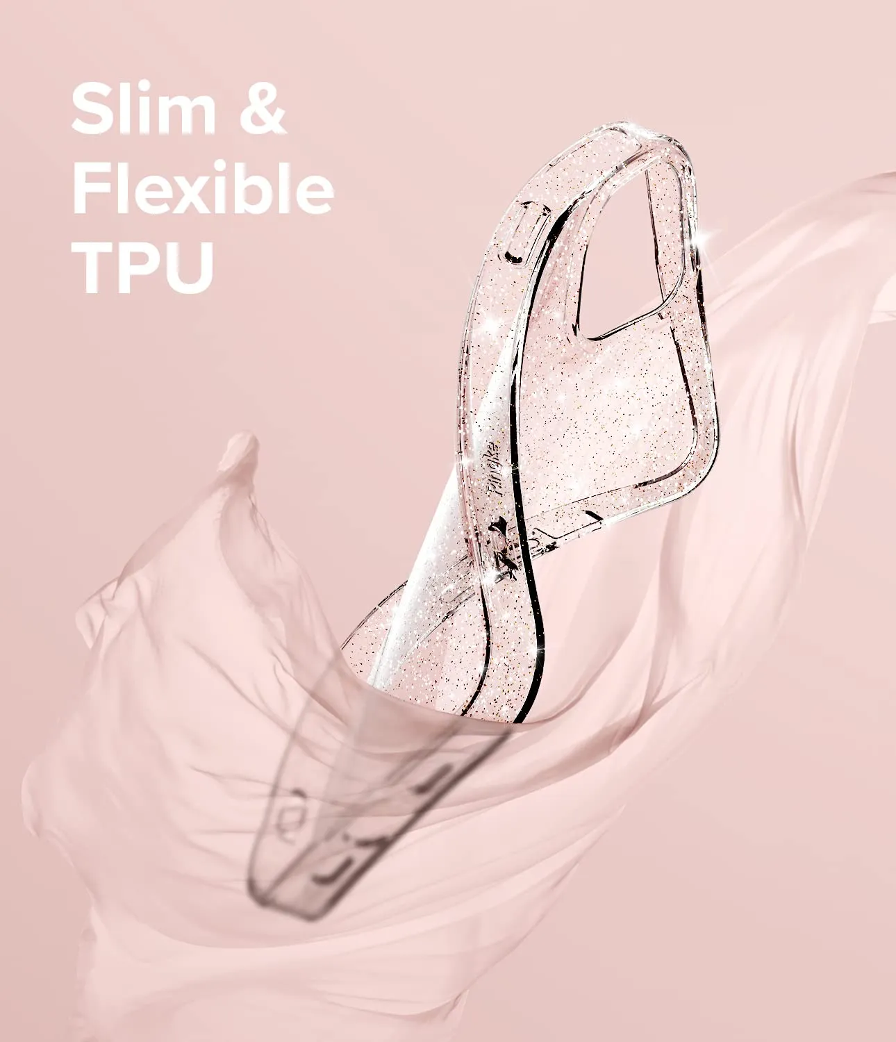 iPhone 13 Back Cover Case | Air - Glitter Clear