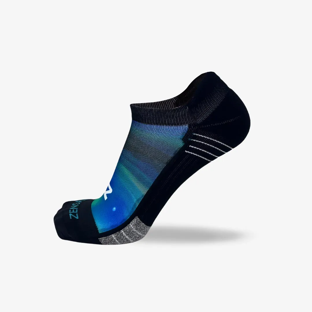 Lake Aurora Running Socks (No Show)