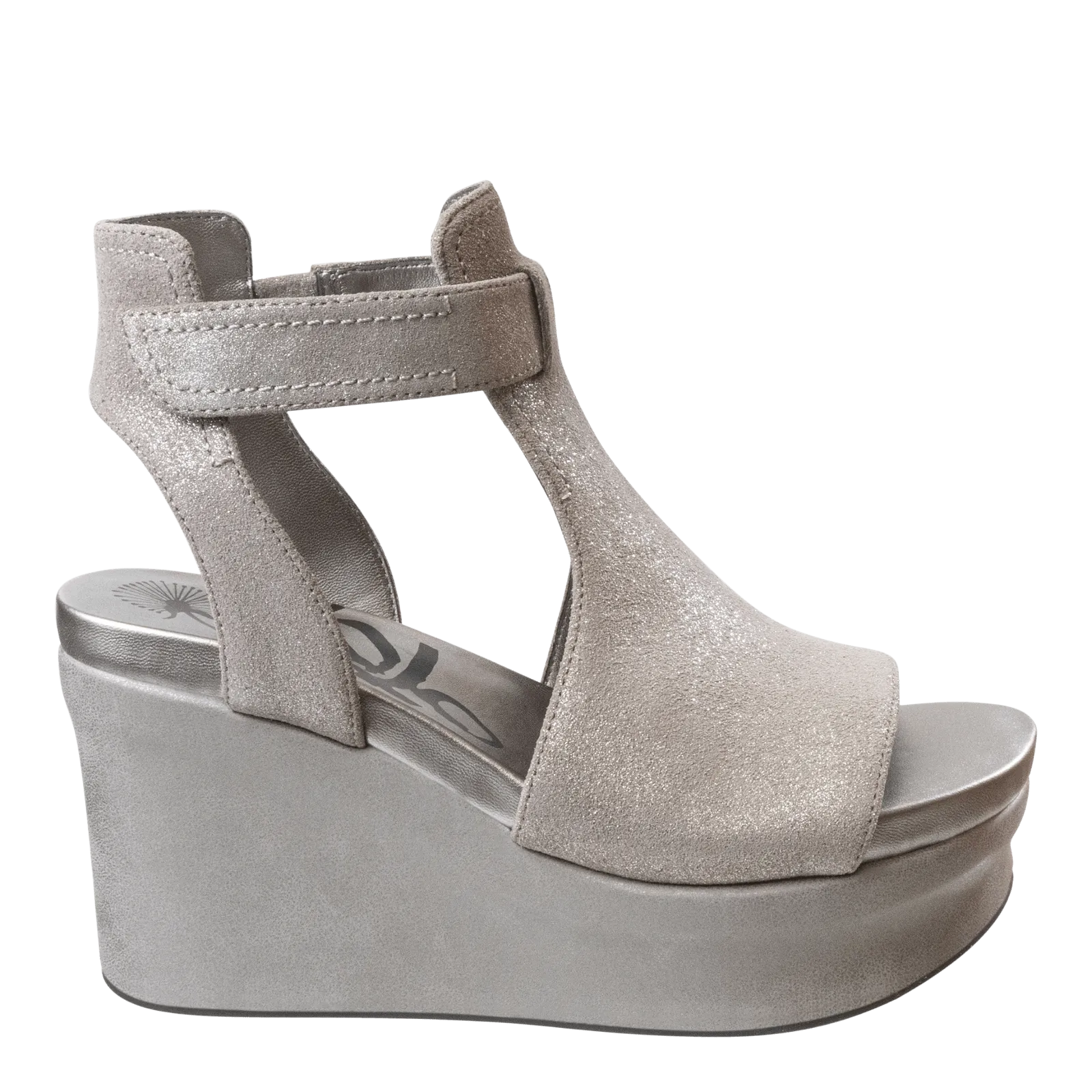MOJO in SILVER Wedge Sandals