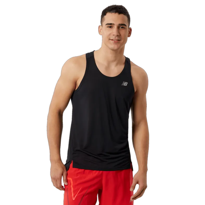 New Balance Accelerate Singlet Men's Black