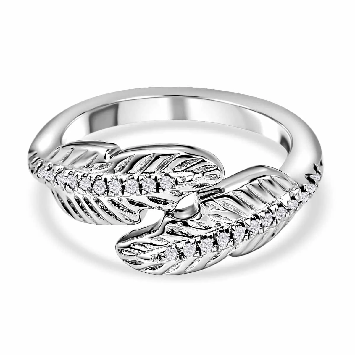 Ocean Plume Diamond Ring