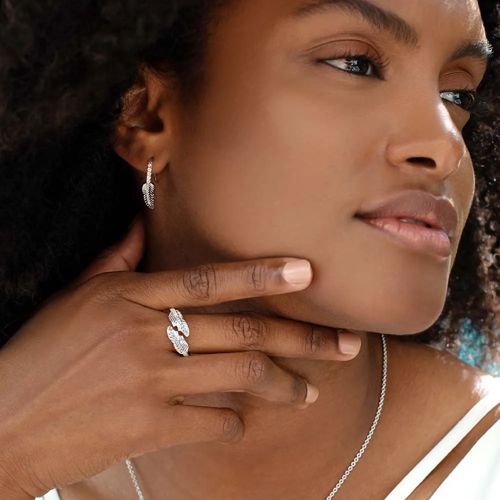 Ocean Plume Diamond Ring