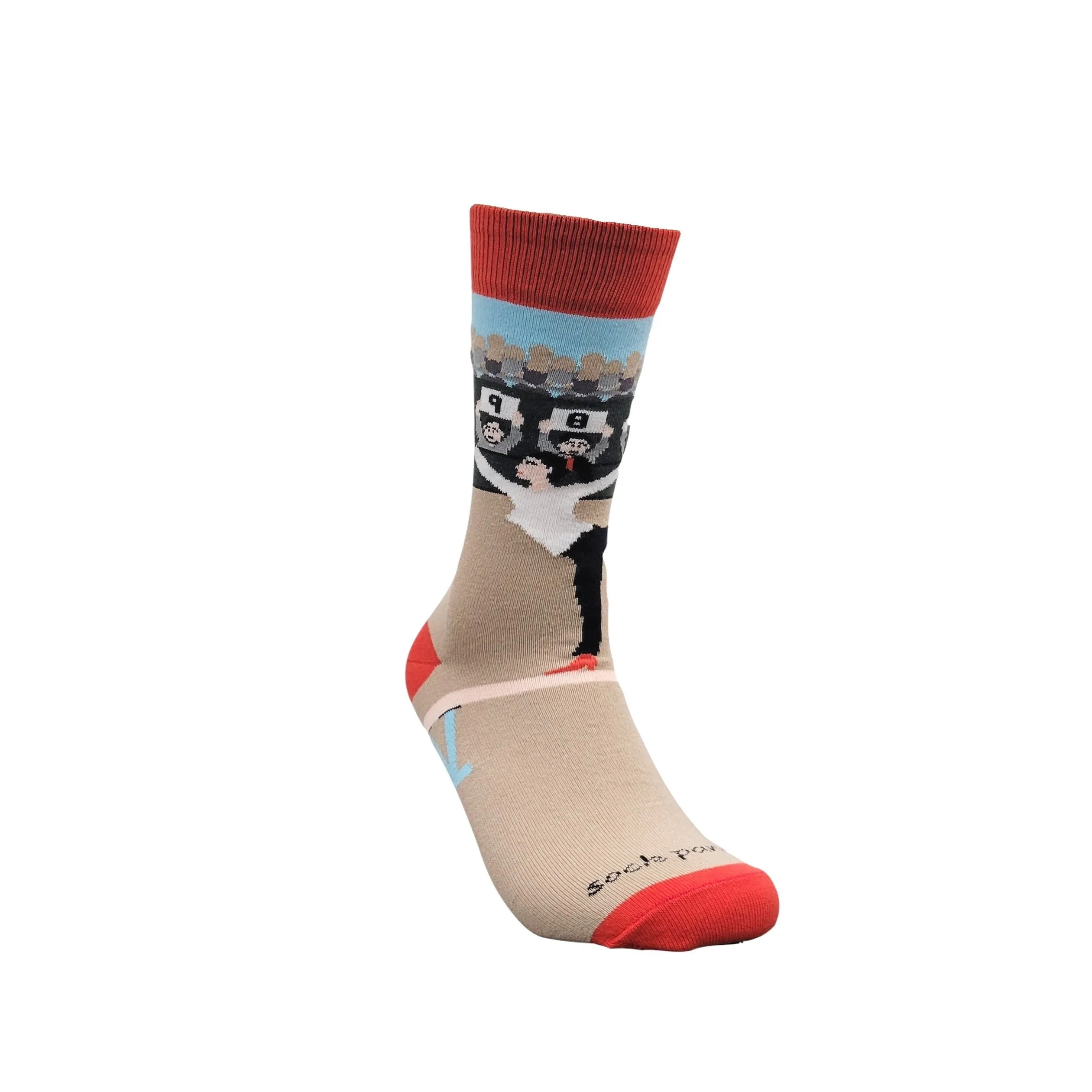 Olympic Business Woman Balance Beam Sock from the Sock Panda