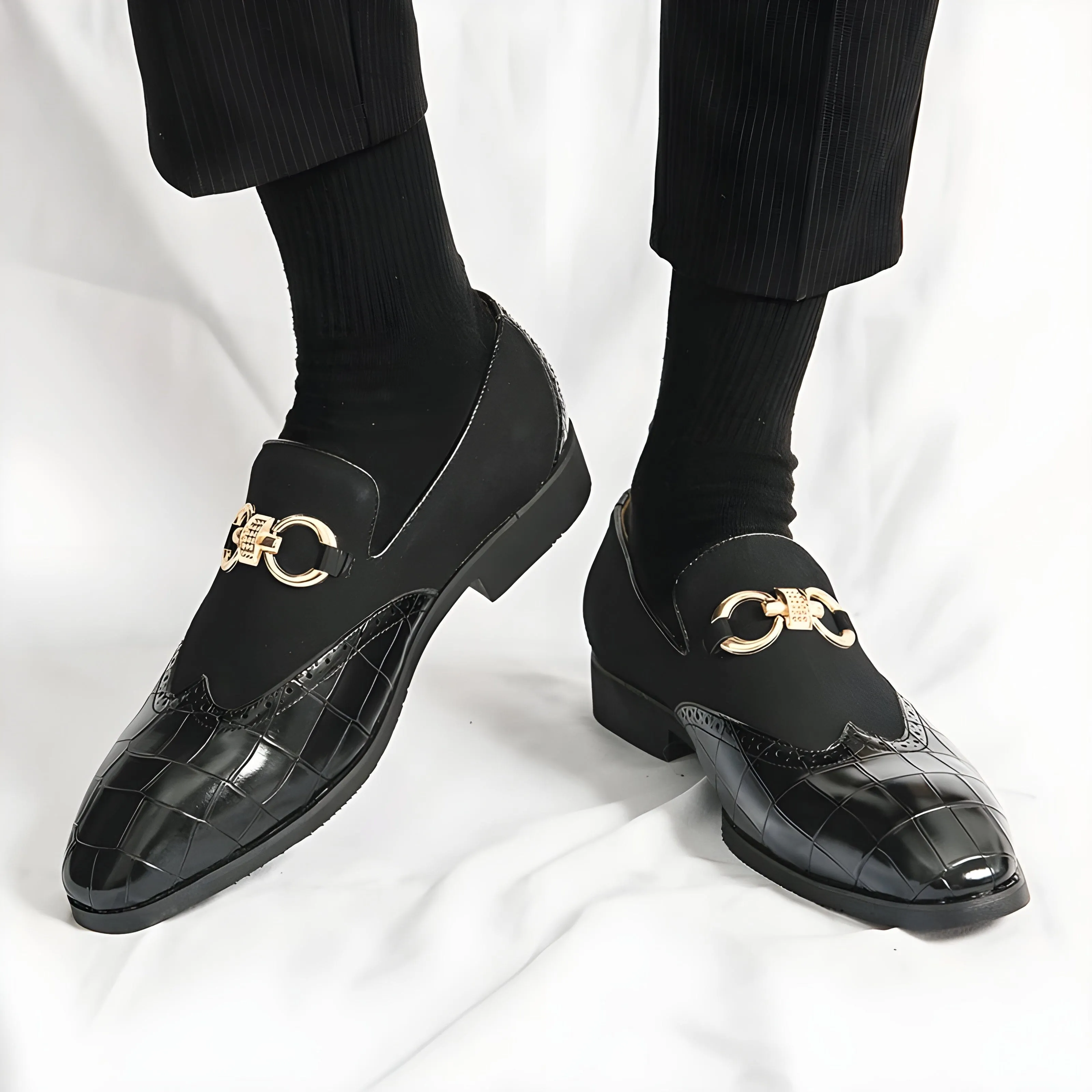 The  Aurelianus Slip On Leather Loafers