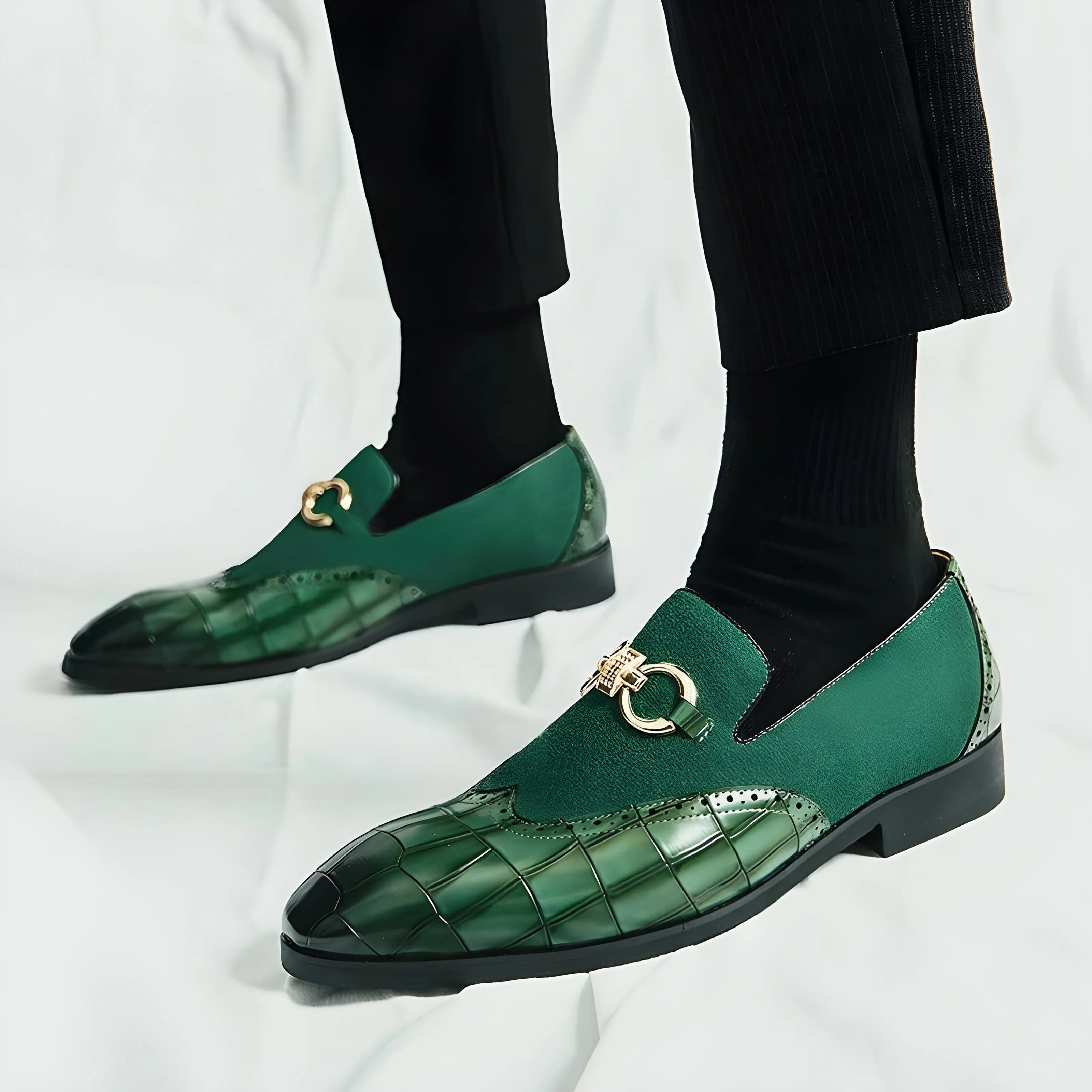 The  Aurelianus Slip On Leather Loafers