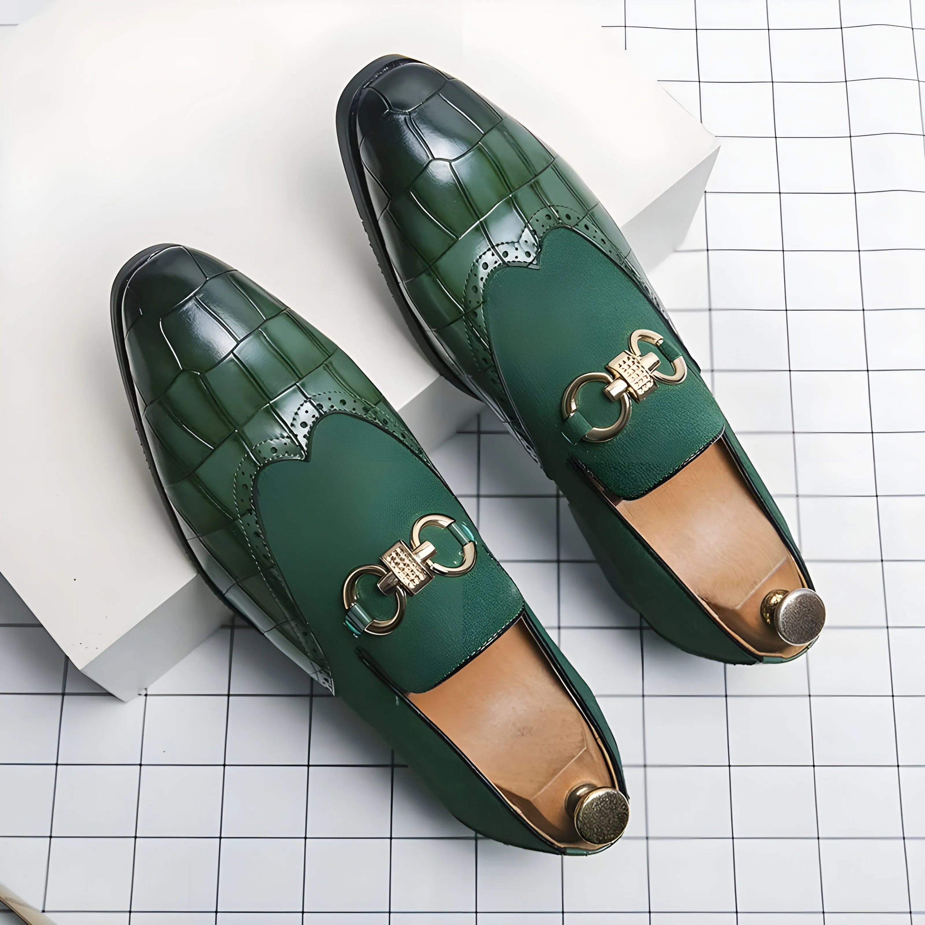 The  Aurelianus Slip On Leather Loafers