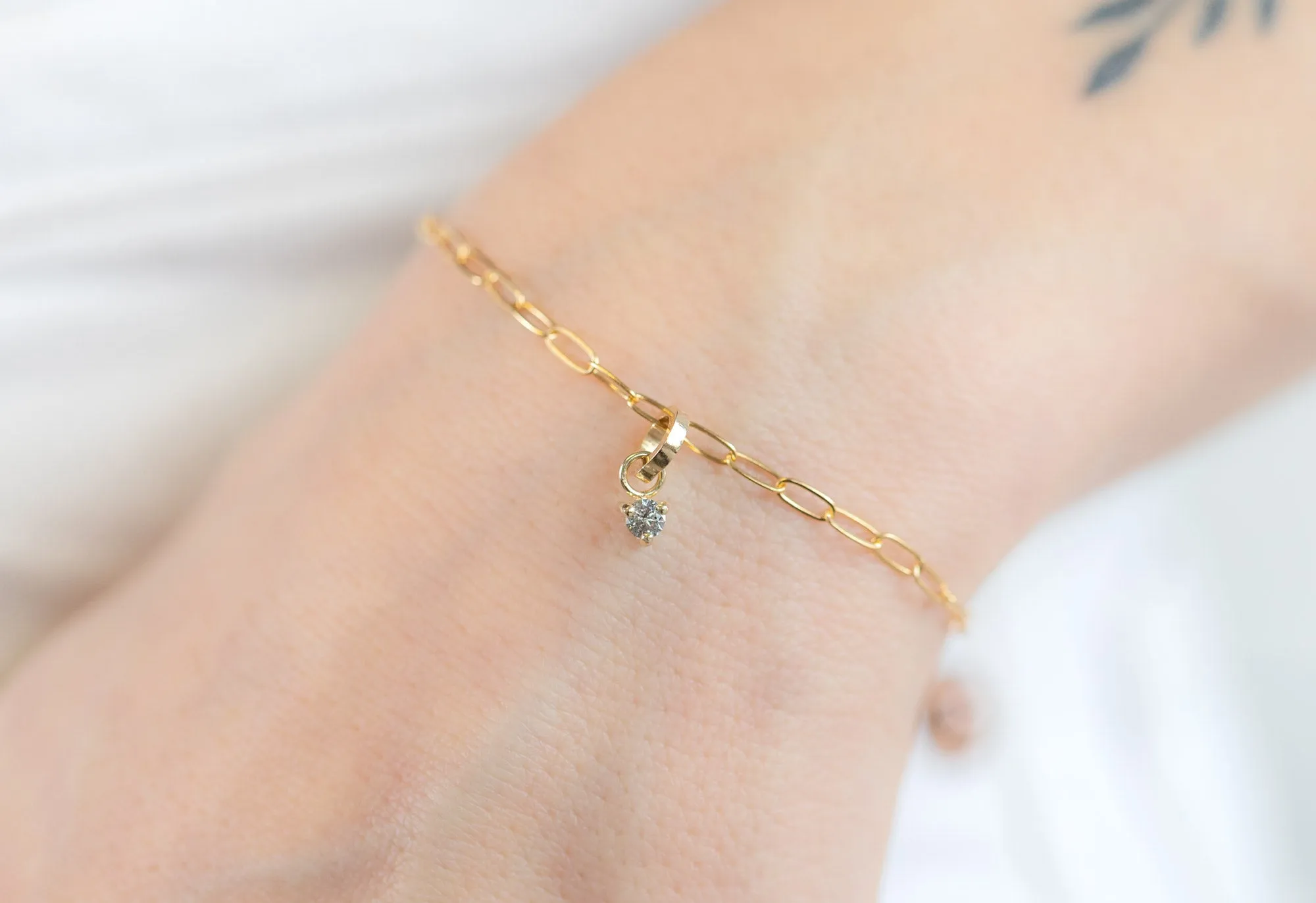The Diamond Birthstone Charm