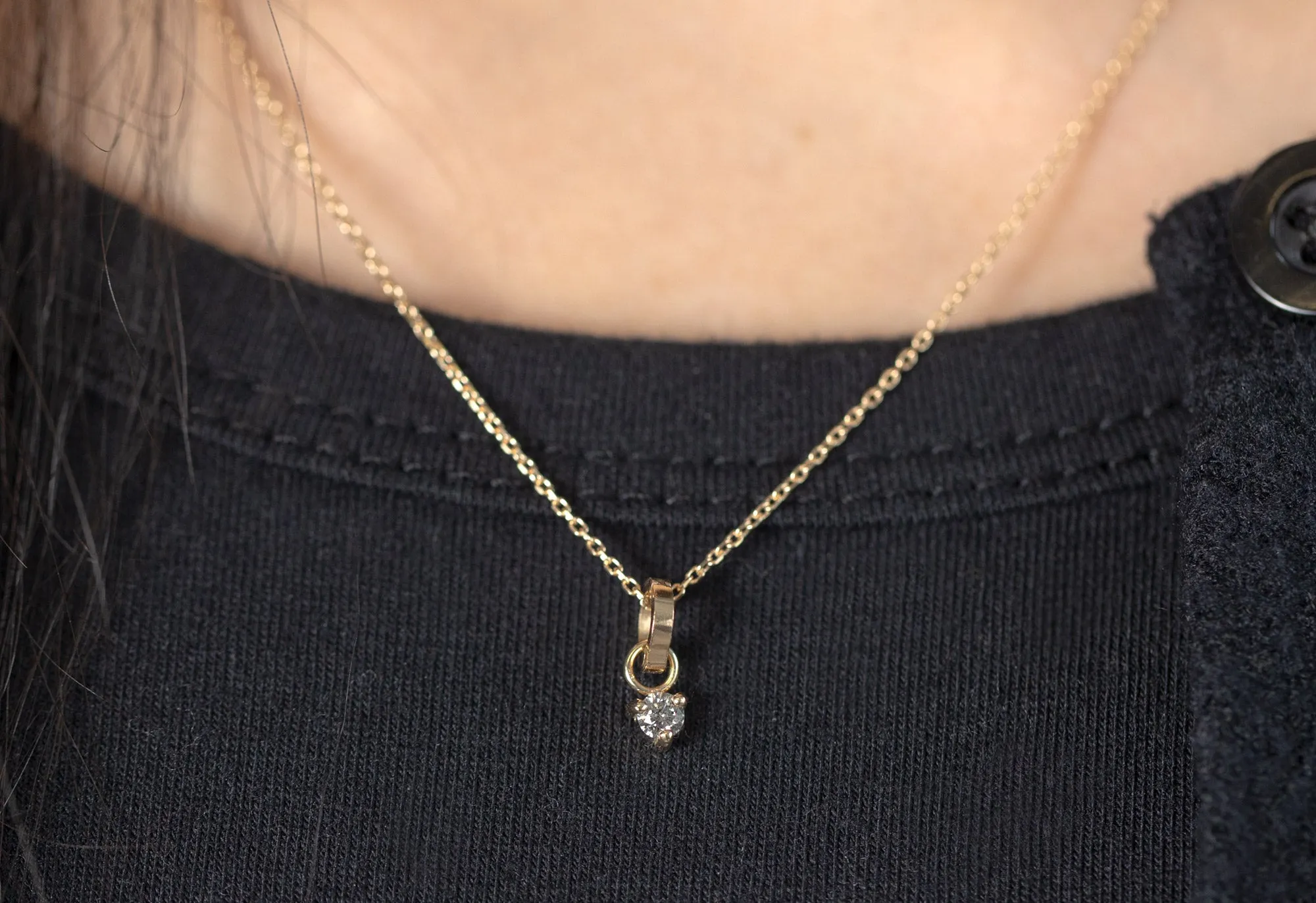 The Diamond Birthstone Charm