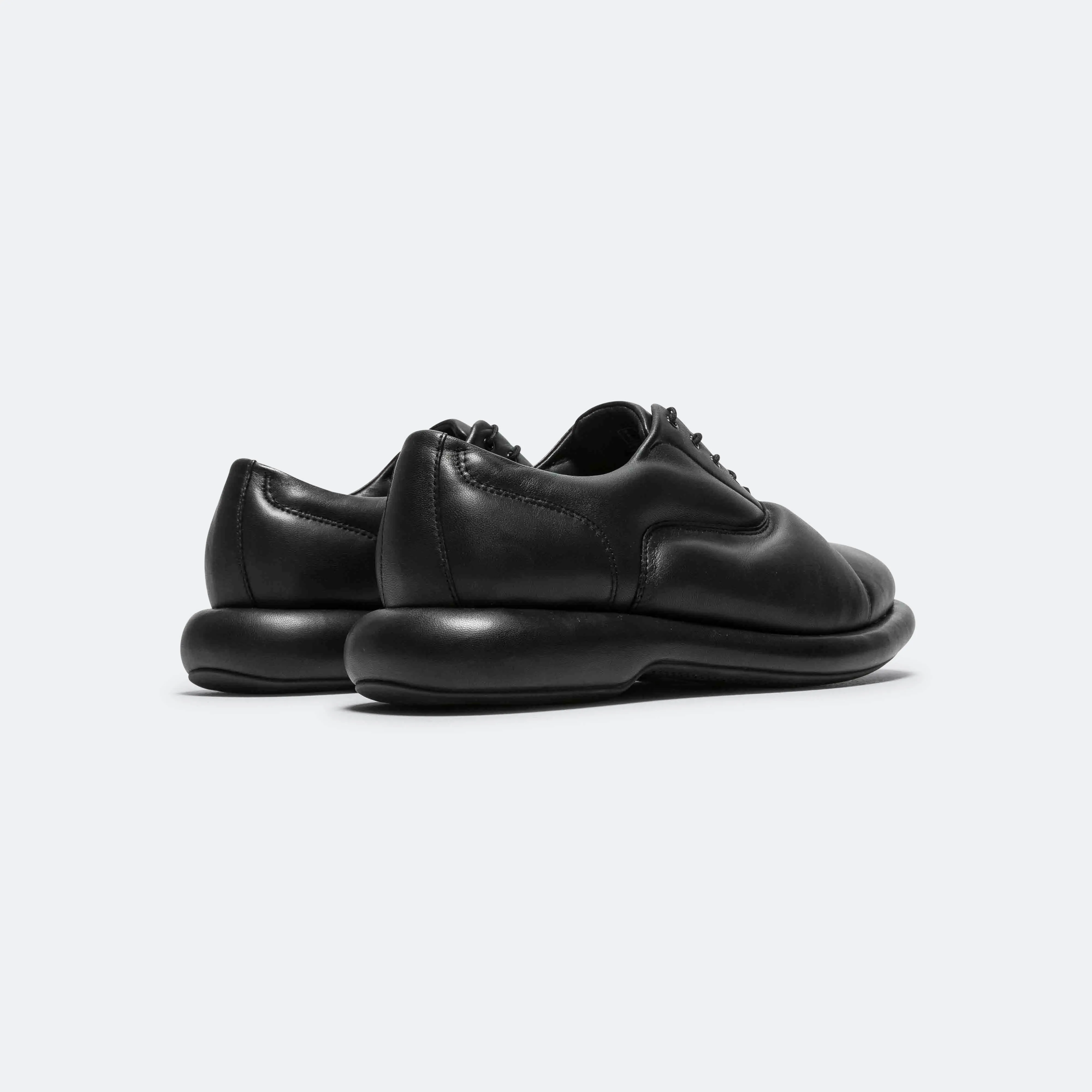 Womens Oxford 1 x Martine Rose - Black Leather