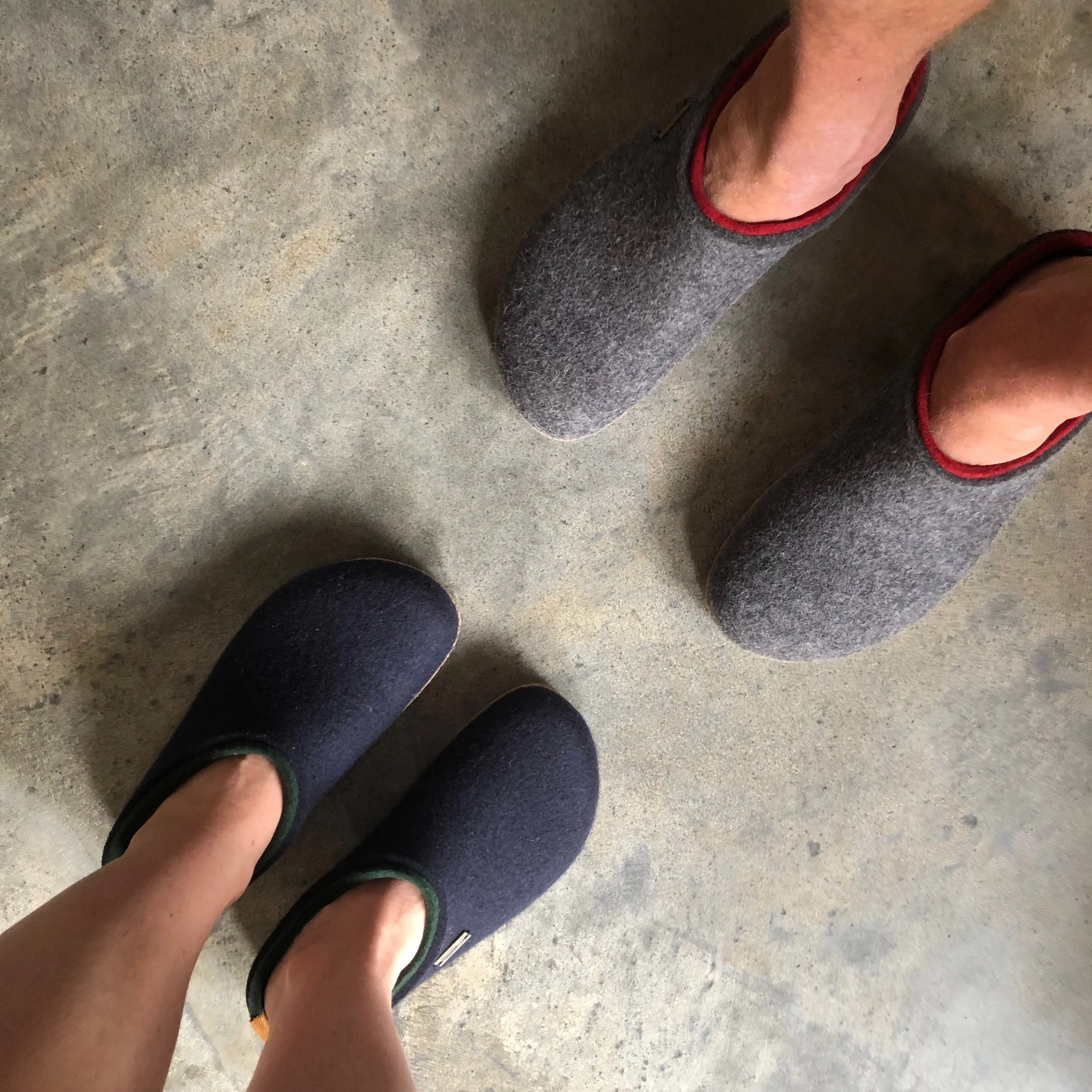 Wool Felt Clogs - Kris - Yew Green AW23 (Adults 46 only) *Last ones