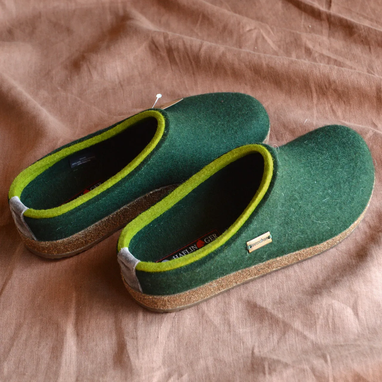 Wool Felt Clogs - Kris - Yew Green AW23 (Adults 46 only) *Last ones